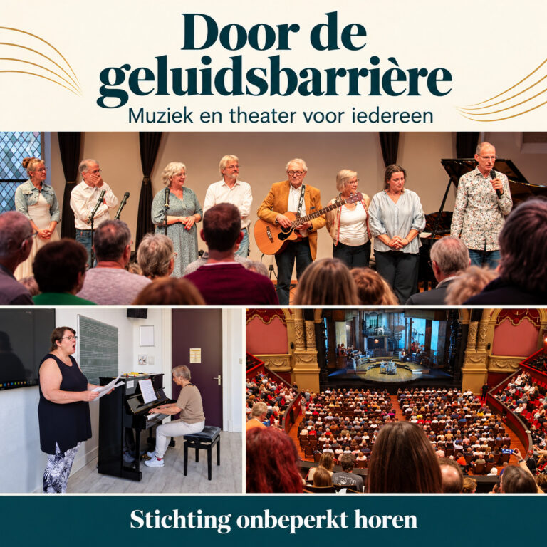 Door de geluidsbariere. Muziek en theater voor iedereen.